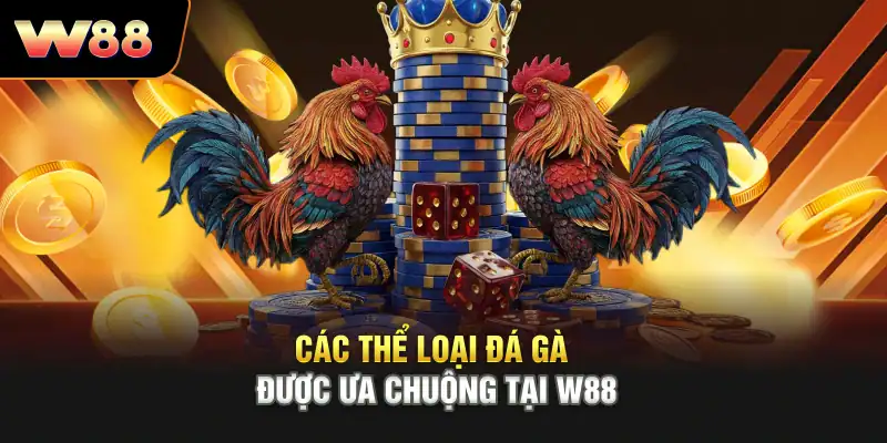Các thể loại đá gà được ưa chuộng tại W88