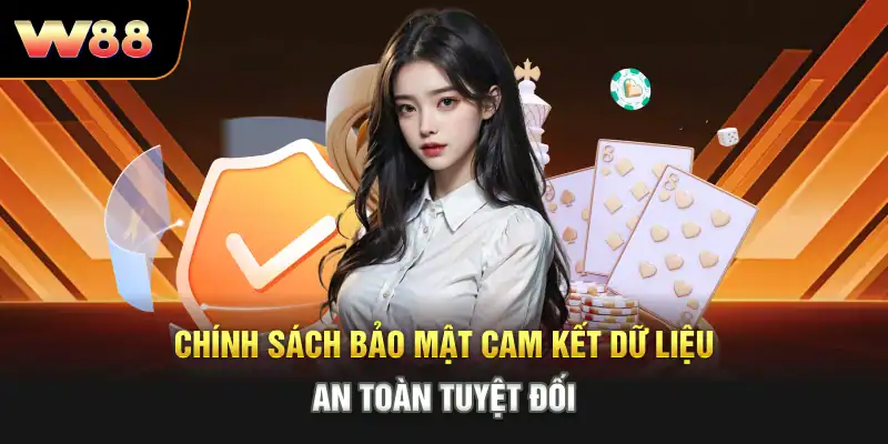 Chính sách bảo mật cam kết dữ liệu an toàn tuyệt đối