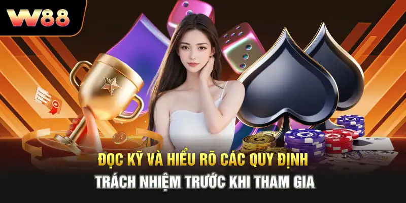 Đọc kỹ và hiểu rõ các quy định trách nhiệm trước khi tham gia