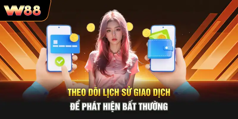 Theo dõi lịch sử giao dịch để phát hiện bất thường