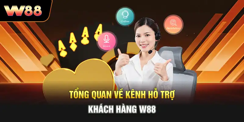 Tổng quan về kênh hỗ trợ khách hàng W88